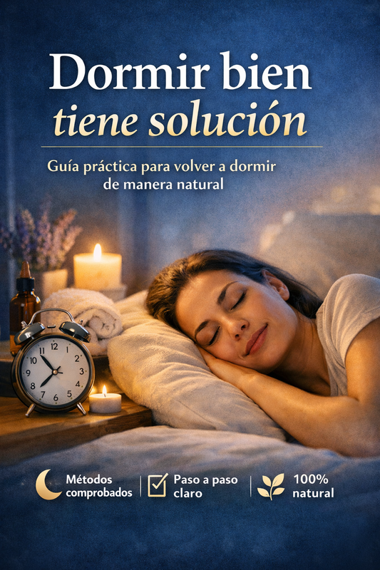 Deja de dar vueltas: Tu plan REAL para dormir toda la noche